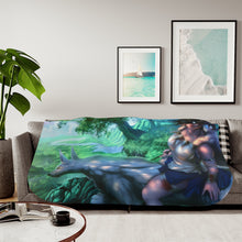 Load image into Gallery viewer, Princess Mononoke Sherpa Blanket
