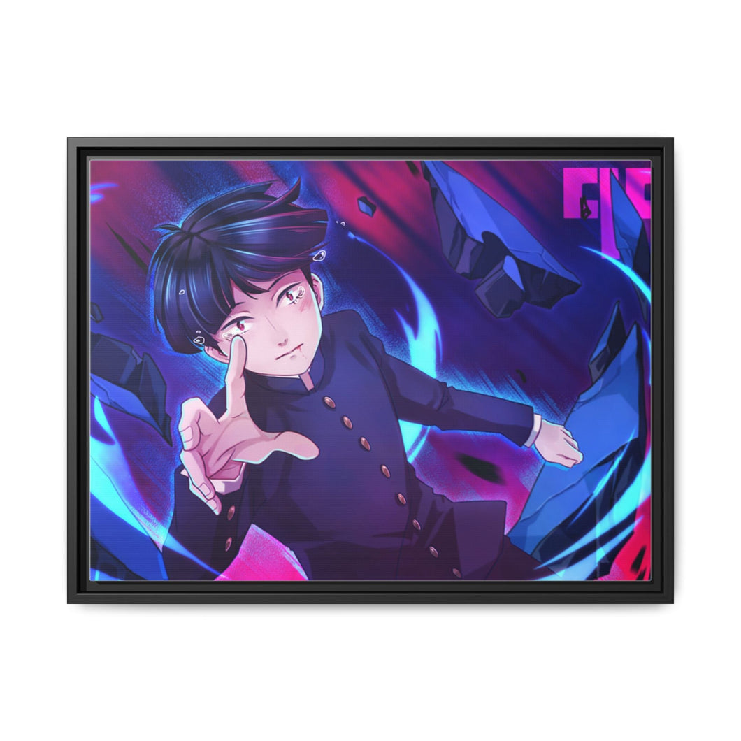 Mob Psycho 100 Shigeo Kageyama Canvas Framed Art Print