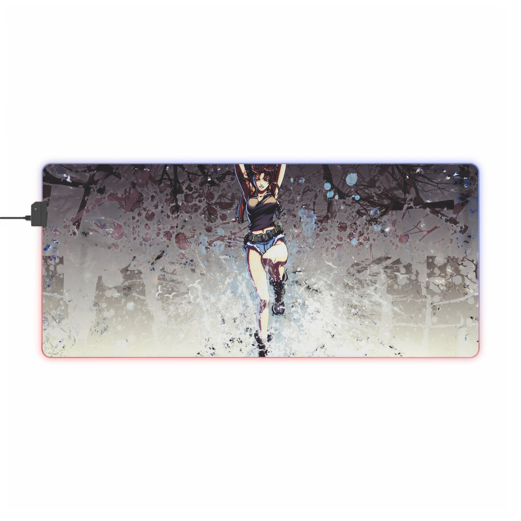 Black Lagoon Revy RGB LED Mouse Pad (Desk Mat)