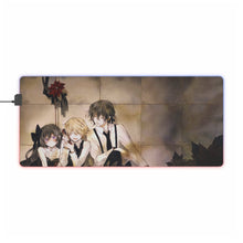 Load image into Gallery viewer, Pandora Hearts Gilbert Nightray, Alice Baskerville, Oz Vessalius RGB LED Mouse Pad (Desk Mat)
