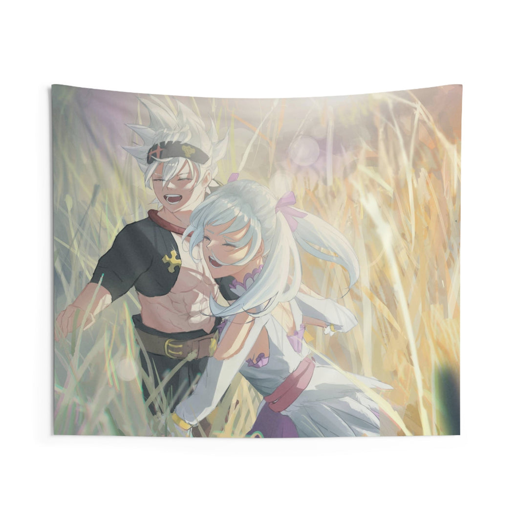 Black Clover Asta, Noelle Silva Indoor Wall Tapestry