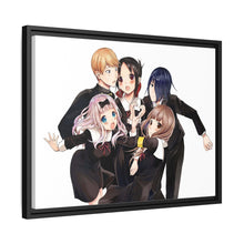 Load image into Gallery viewer, Kaguya-sama: Love is War Kaguya Shinomiya, Chika Fujiwara, Miyuki Shirogane Canvas Framed Art Print
