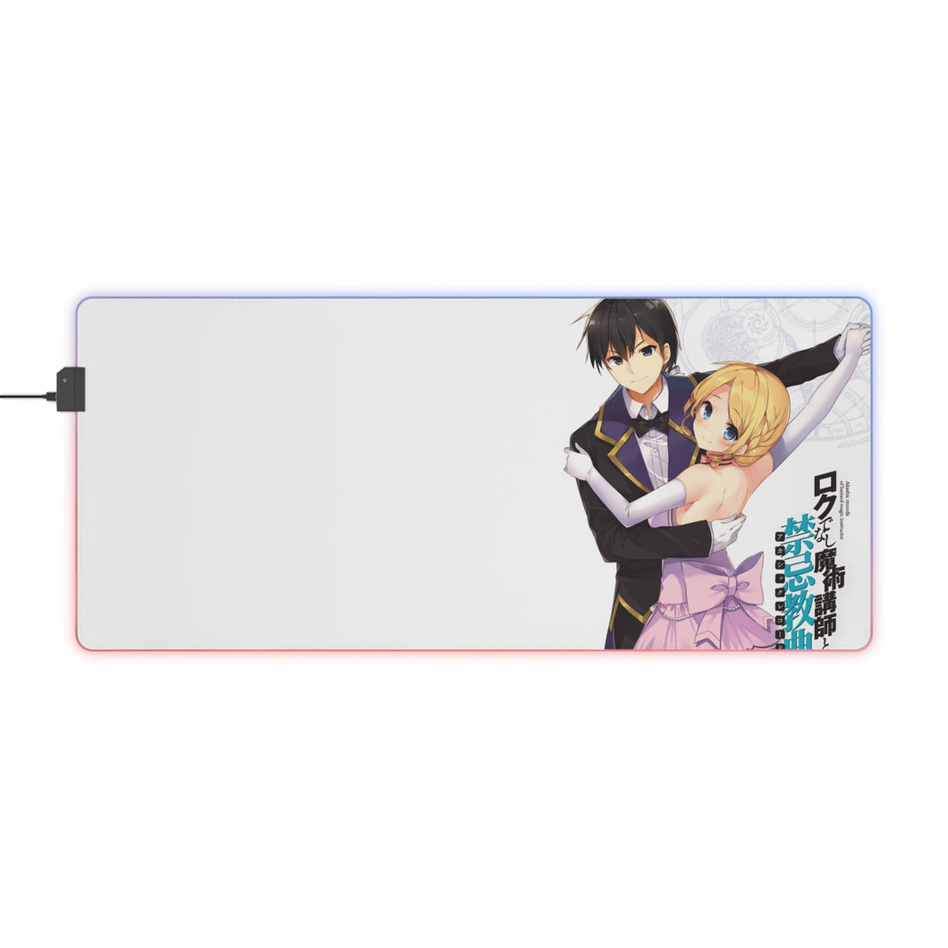 Rokudenashi Majutsu Koushi to Akashic Records RGB LED Mouse Pad (Desk Mat)