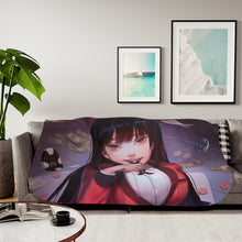 Load image into Gallery viewer, Kakegurui Yumeko Jabami Sherpa Blanket
