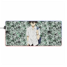 Load image into Gallery viewer, Hōtarō Oreki Going to school RGB LED Mouse Pad (Desk Mat)
