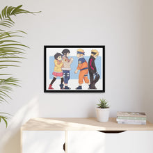 Load image into Gallery viewer, Himawari, Hinata, Naruto and Boruto Canvas Framed Art Print
