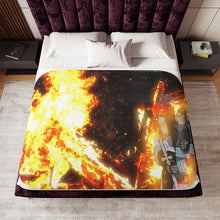 Load image into Gallery viewer, Fire force skad Sherpa Blanket
