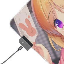 Load image into Gallery viewer, Is The Order A Rabbit? RGB LED Mouse Pad (Desk Mat)
