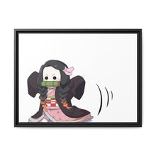 Load image into Gallery viewer, Nezuko Kamado Canvas Framed Art Print
