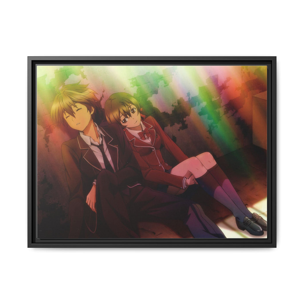 Anime Guilty Crown Canvas Framed Art Print