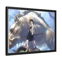 Load image into Gallery viewer, Anime Princess Mononoke Canvas Framed Art Print
