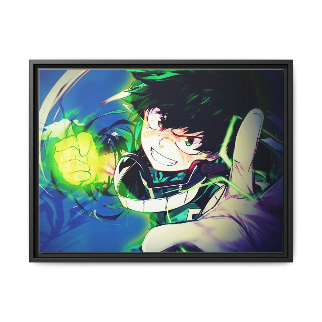 Deku the Future Symbol of Peace Canvas Framed Art Print