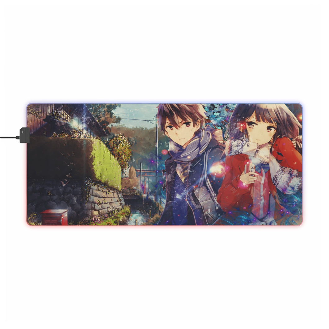 Masamune-kun's Revenge Aki Adagaki, Masamune Makabe RGB LED Mouse Pad (Desk Mat)