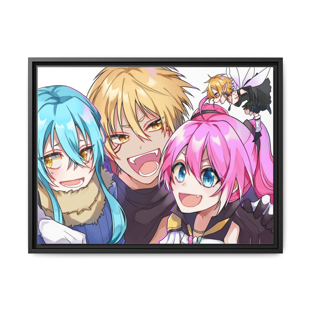Anime That Time I Got Reincarnated as a Slime Canvas Framed Art Print