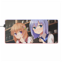 Load image into Gallery viewer, Is The Order A Rabbit? RGB LED Mouse Pad (Desk Mat)
