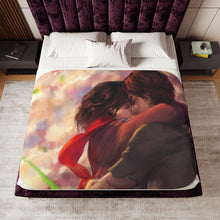 Load image into Gallery viewer, Anime Attack On Titan Sherpa Blanket

