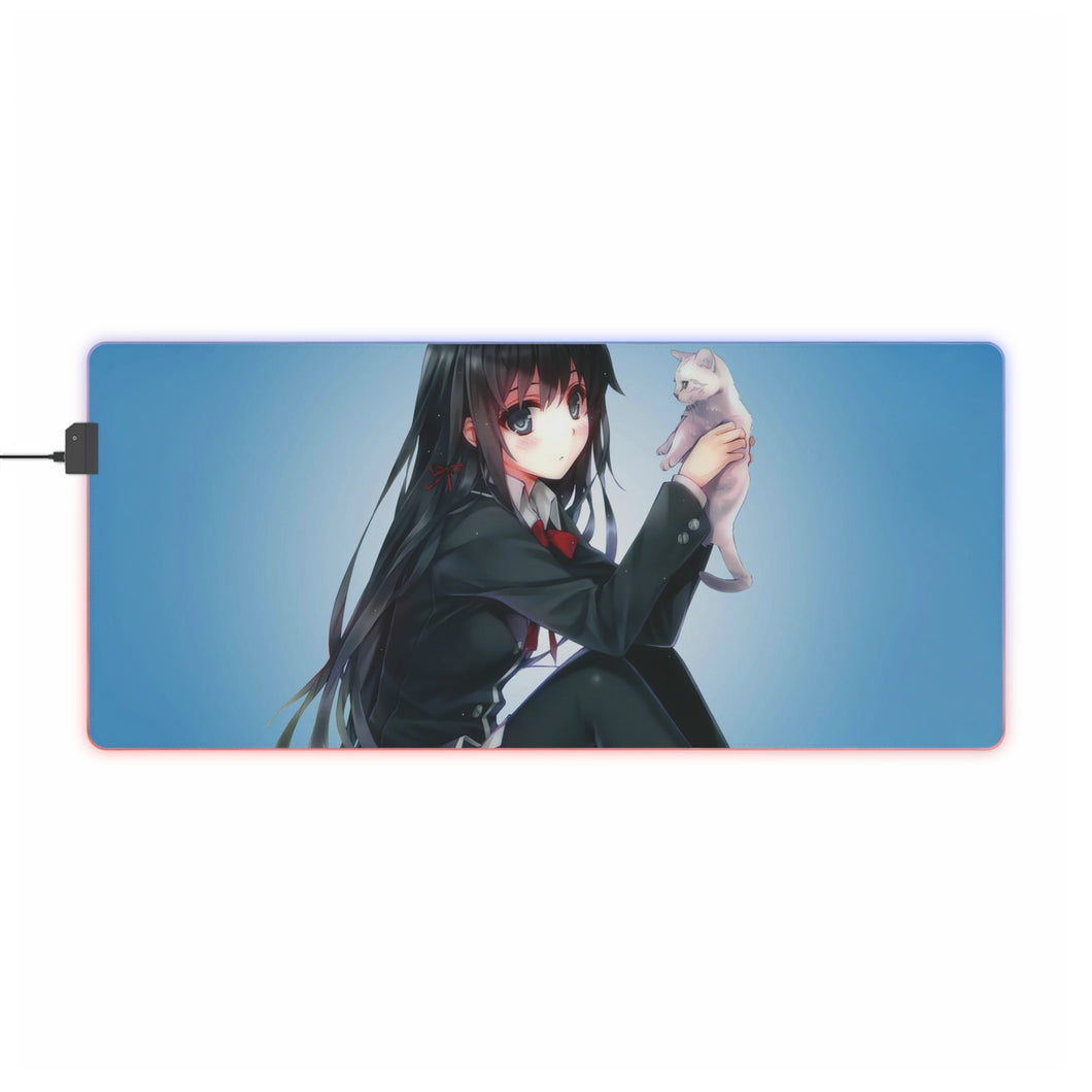 My Teen Romantic Comedy SNAFU Yukino Yukinoshita RGB LED Mouse Pad (Desk Mat)