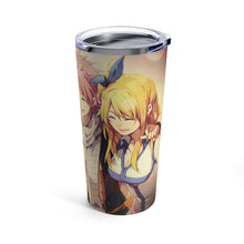 Load image into Gallery viewer, Fairy Tail Natsu Dragneel, Erza Scarlet, Gray Fullbuster, Lucy Heartfilia Tumbler 20oz
