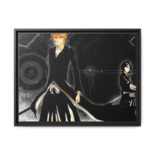 Load image into Gallery viewer, Bleach Ichigo Kurosaki, Rukia Kuchiki Canvas Framed Art Print
