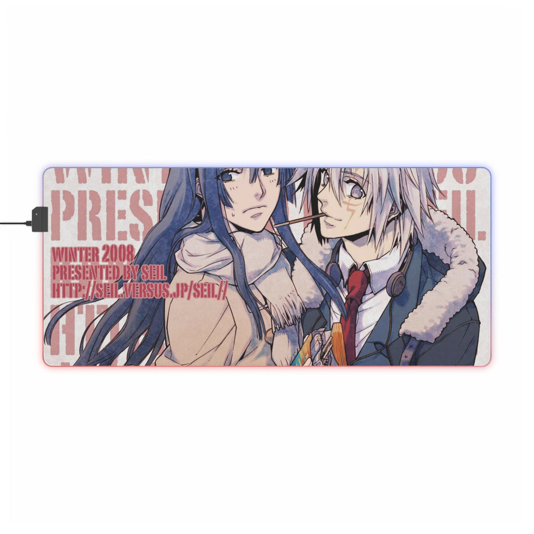D.Gray-man Allen Walker RGB LED Mouse Pad (Desk Mat)