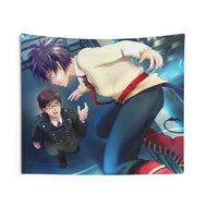Blue Exorcist Rin Okumura, Yukio Okumura Indoor Wall Tapestry