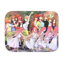 Load image into Gallery viewer, The Quintessential Quintuplets Miku Nakano, Itsuki Nakano, Nino Nakano, Yotsuba Nakano, Ichika Nakano Sherpa Blanket
