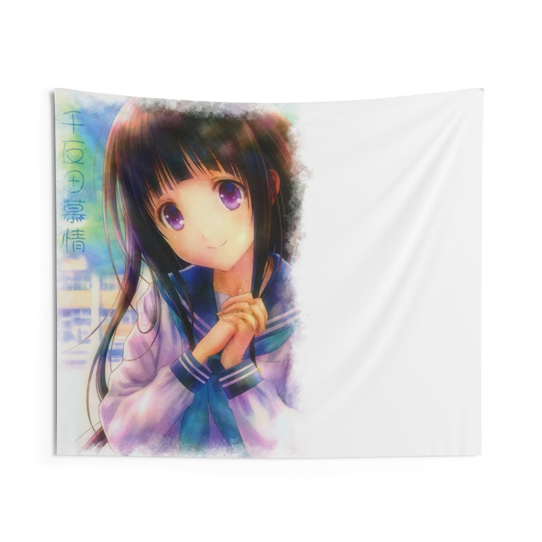 Eru Chitanda  Smile Indoor Wall Tapestry