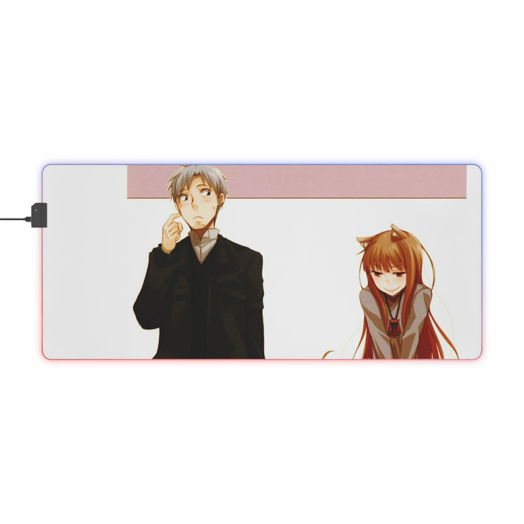 Spice And Wolf RGB LED Mouse Pad (Desk Mat)