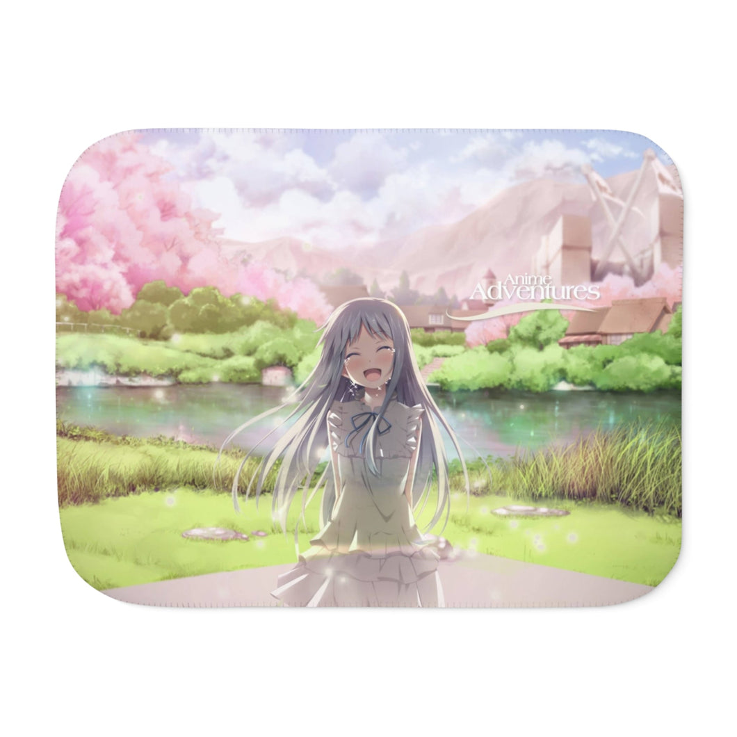 Anohana Meiko Honma Sherpa Blanket