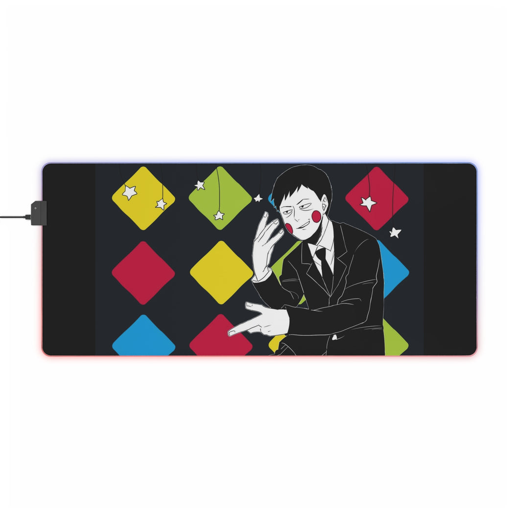 Anime Mob Psycho 100 RGB LED Mouse Pad (Desk Mat)