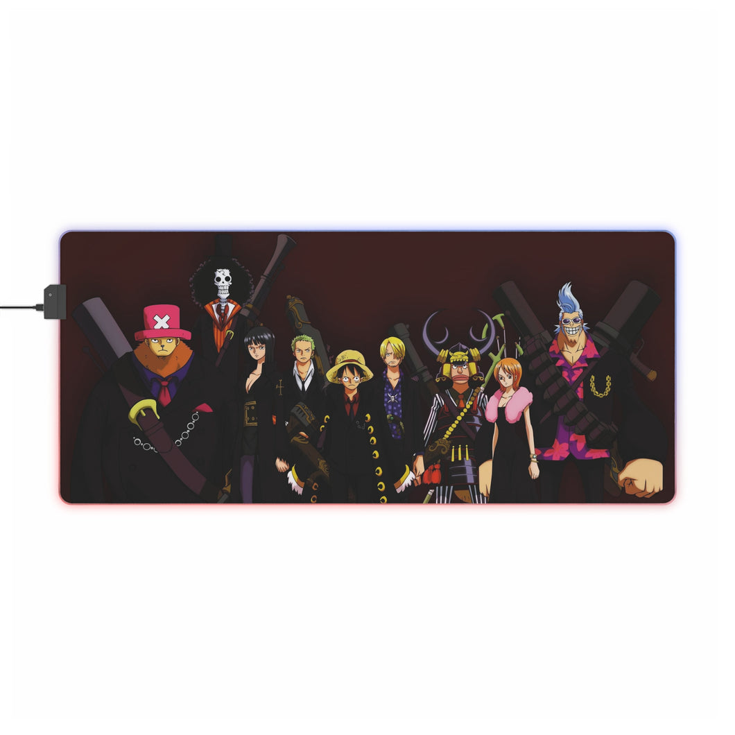 Luffy's crew RGB LED Mouse Pad (Desk Mat)