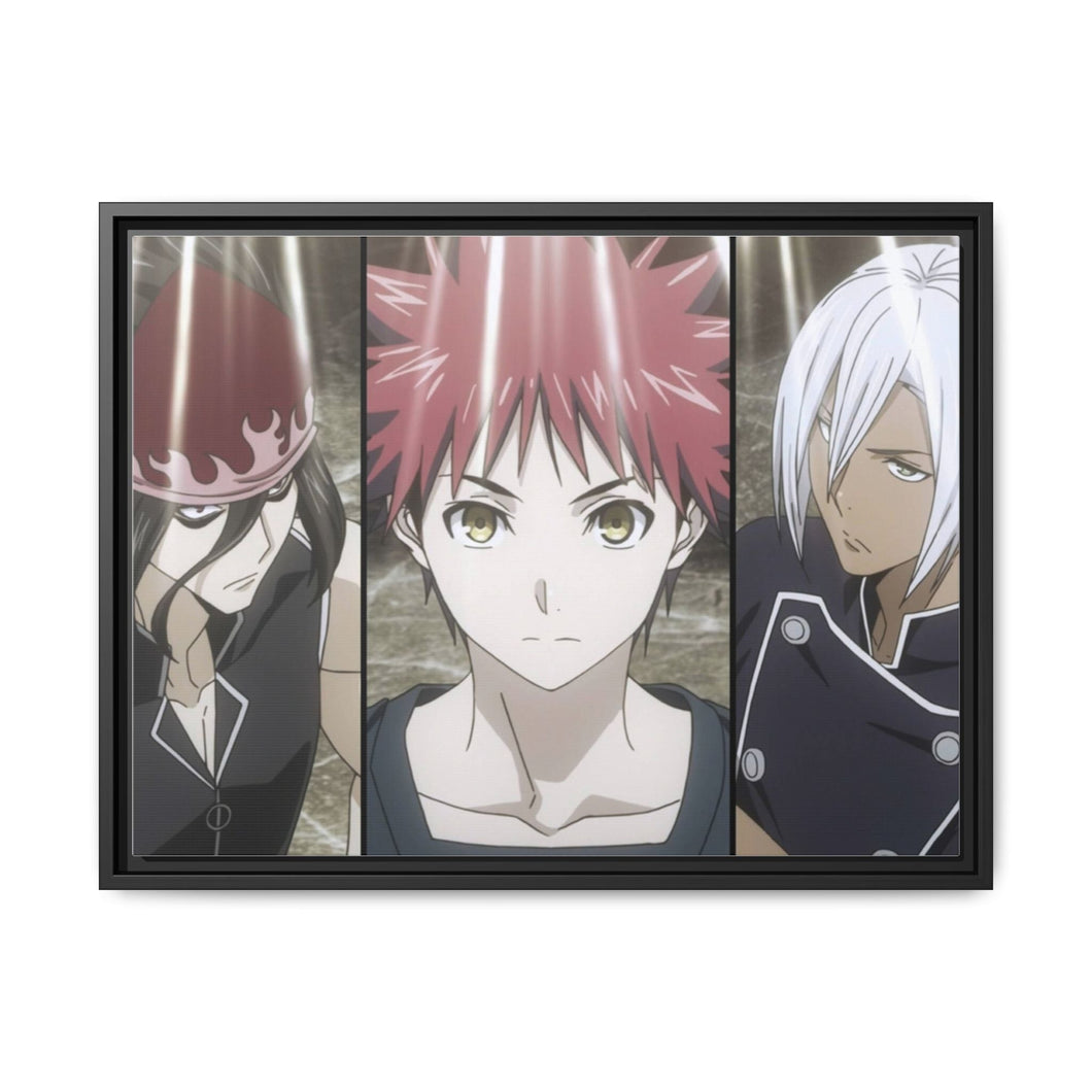 Anime Food Wars: Shokugeki no Soma Canvas Framed Art Print