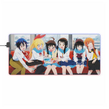 Load image into Gallery viewer, Nisekoi Chitoge Kirisaki, Kosaki Onodera, Seishirou Tsugumi, Marika Tachibana, Ruri Miyamoto RGB LED Mouse Pad (Desk Mat)
