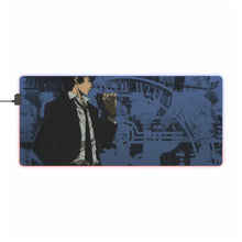 Load image into Gallery viewer, Shinya Kogami Holding a cigarette RGB LED Mouse Pad (Desk Mat)
