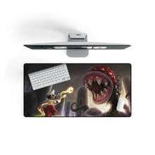 Load image into Gallery viewer, Mario Vs piranha plant Mouse Pad (Desk Mat)
