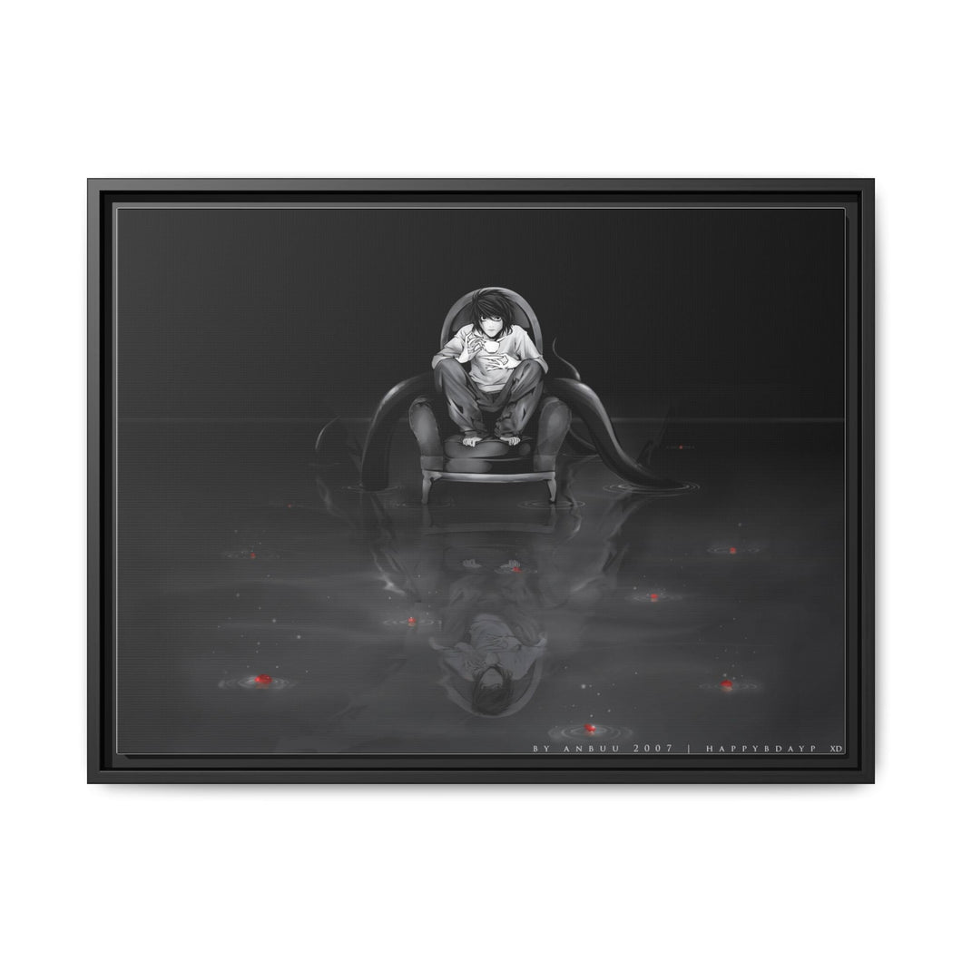 Anime Death Note Canvas Framed Art Print