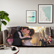 Load image into Gallery viewer, Your Name. Sherpa Blanket
