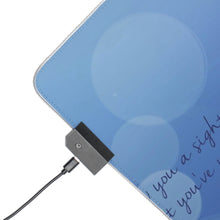Load image into Gallery viewer, Free! Rin Matsuoka, Haruka Nanase RGB LED Mouse Pad (Desk Mat)
