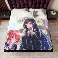 Load image into Gallery viewer, My Teen Romantic Comedy SNAFU Yukino Yukinoshita, Yui Yuigahama Sherpa Blanket
