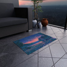 Load image into Gallery viewer, Anime cottage in the woods Rug
