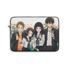 Load image into Gallery viewer, Hyouka Eru Chitanda, Satoshi Fukube, Mayaka Ibara Laptop Sleeve
