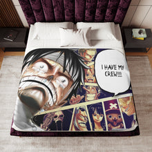 Load image into Gallery viewer, Anime One Piecer Sherpa Blanket
