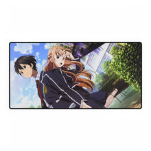 Load image into Gallery viewer, Kirito and Asuna Mouse Pad (Desk Mat)
