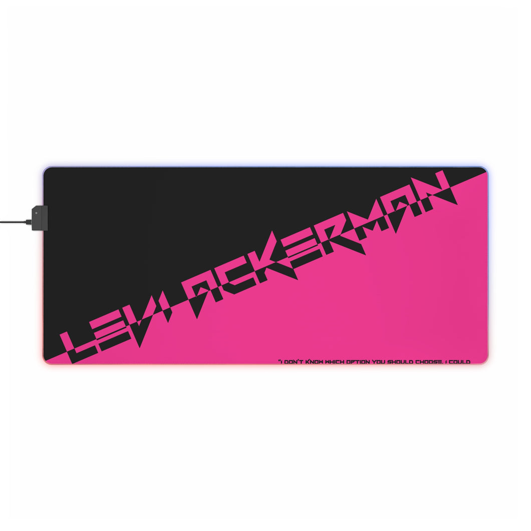 Levi Ackerman RGB LED Mouse Pad (Desk Mat)