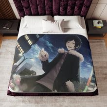 Load image into Gallery viewer, Durarara!! Izaya Orihara Sherpa Blanket
