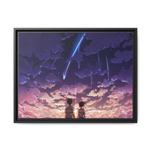 Load image into Gallery viewer, Taki and Mitsuha (Your Name) Canvas Framed Art Print
