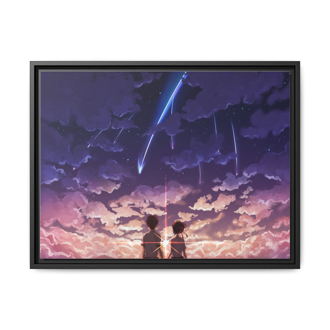 Taki and Mitsuha (Your Name) Canvas Framed Art Print