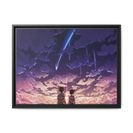 Taki and Mitsuha (Your Name) Canvas Framed Art Print