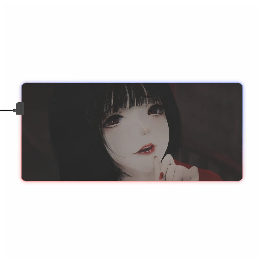 Kakegurui Yumeko Jabami RGB LED Mouse Pad (Desk Mat)