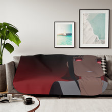 Load image into Gallery viewer, Kaguya Shinomiya Sherpa Blanket
